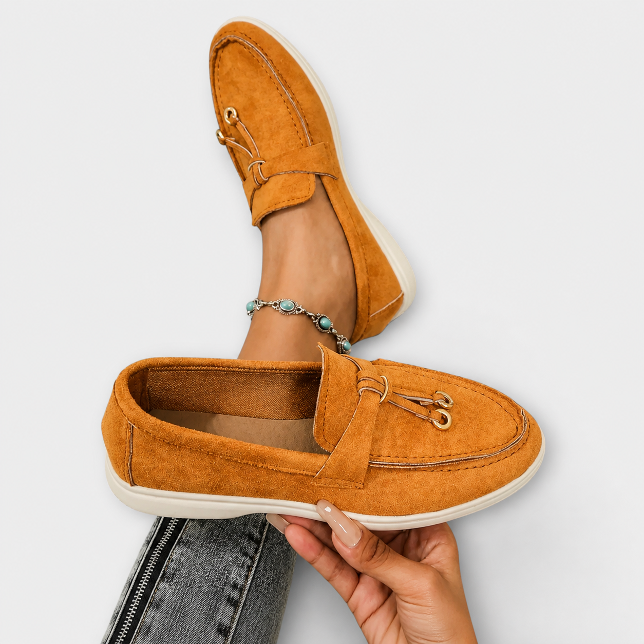 Genoveva™ | Mocasín Elegante con Hebilla
