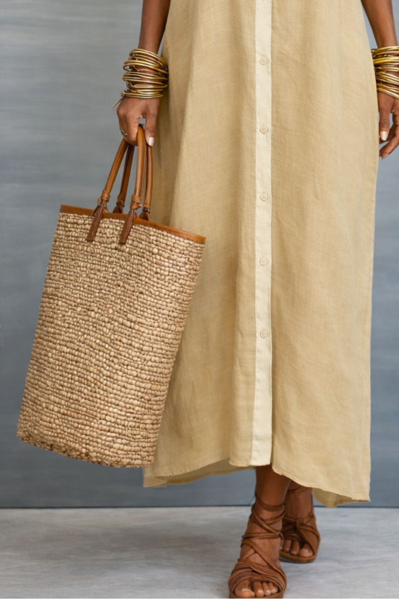 Isabel | Vestido maxi minimalista para mujer