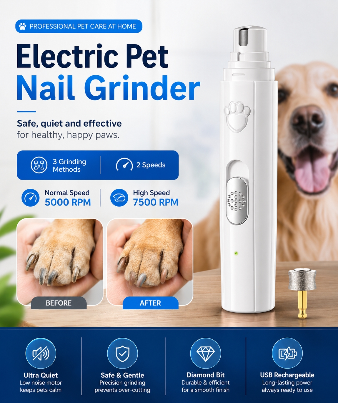 Electric Dog Nail Grinder