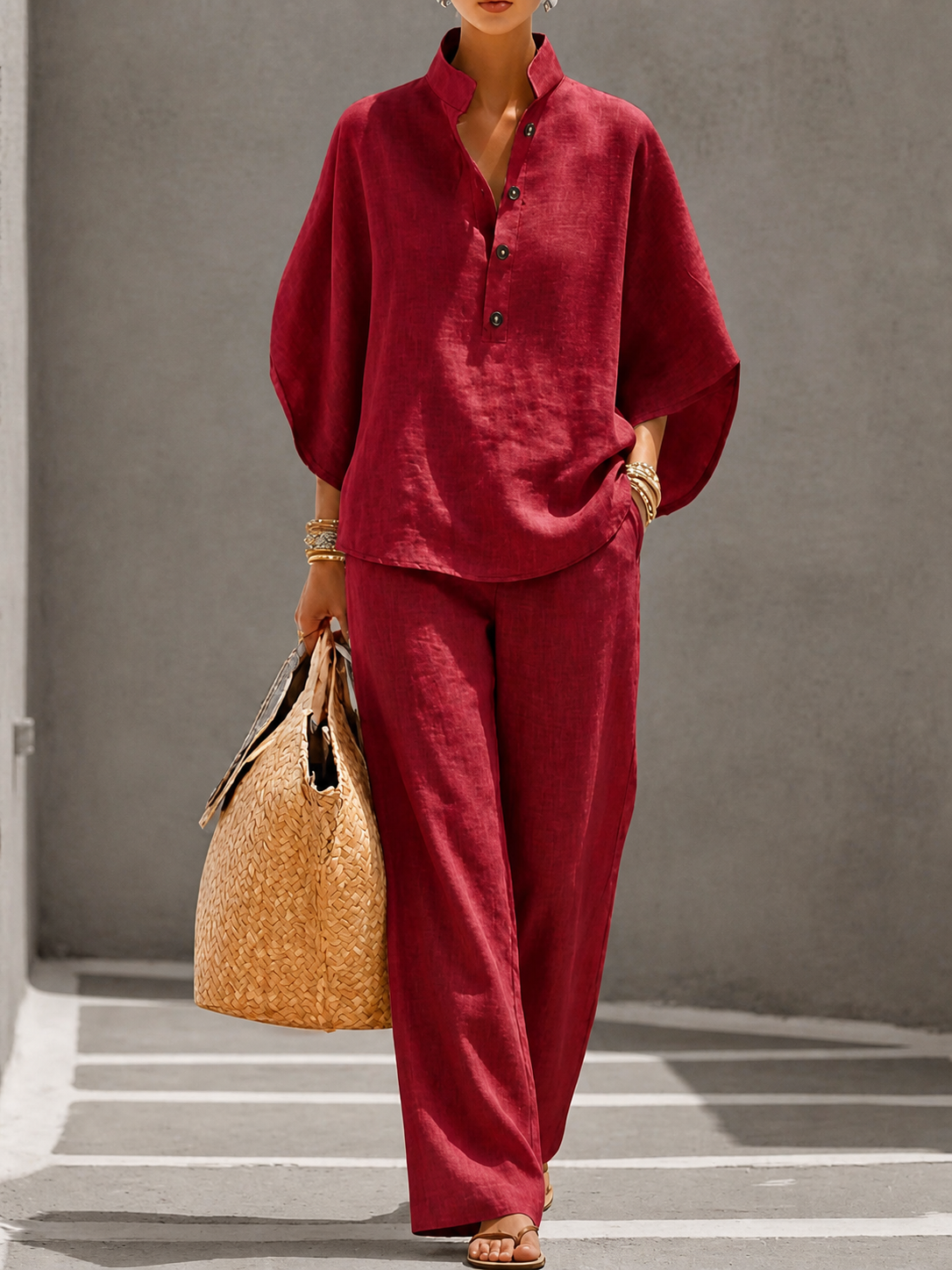 Carlota™ | Conjunto de Dos Piezas Palazzo