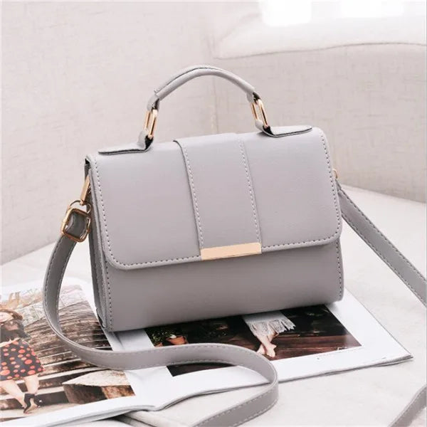 Bolso bandolera retro chic para mujer - Piel sintética de alta calidad