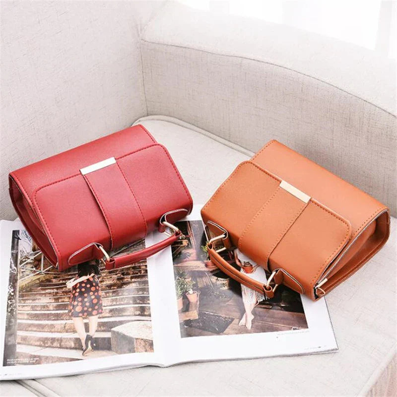 Bolso bandolera retro chic para mujer - Piel sintética de alta calidad