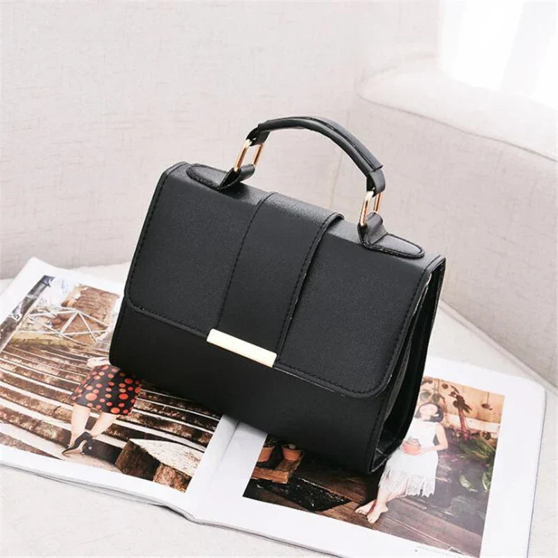 Bolso bandolera retro chic para mujer - Piel sintética de alta calidad