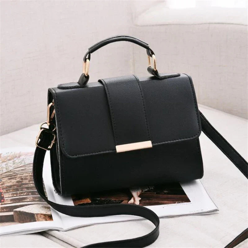 Bolso bandolera retro chic para mujer - Piel sintética de alta calidad