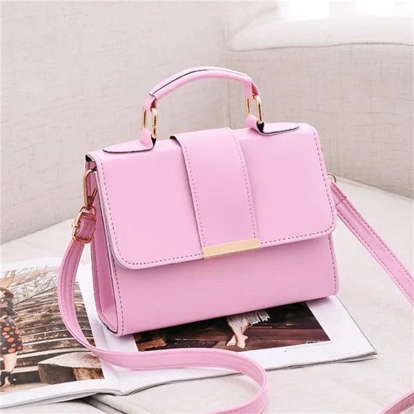 Bolso bandolera retro chic para mujer - Piel sintética de alta calidad