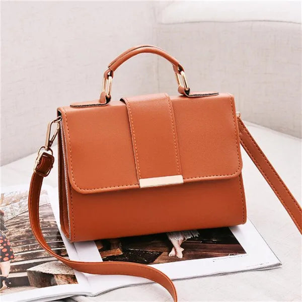 Bolso bandolera retro chic para mujer - Piel sintética de alta calidad