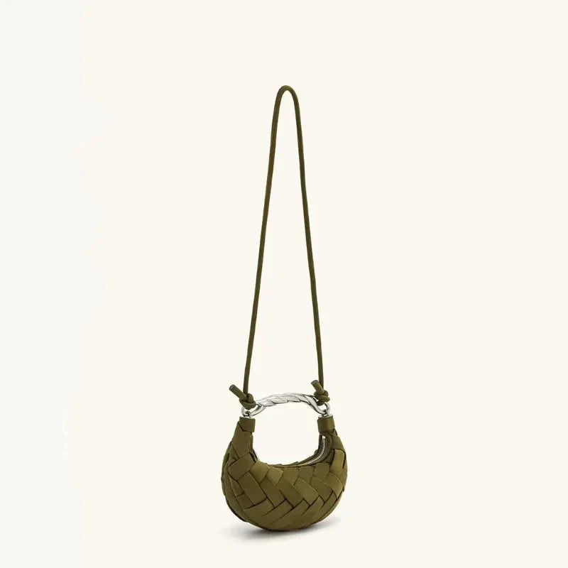 AURORA™ Mini bolso trenzado de diseño escultórico