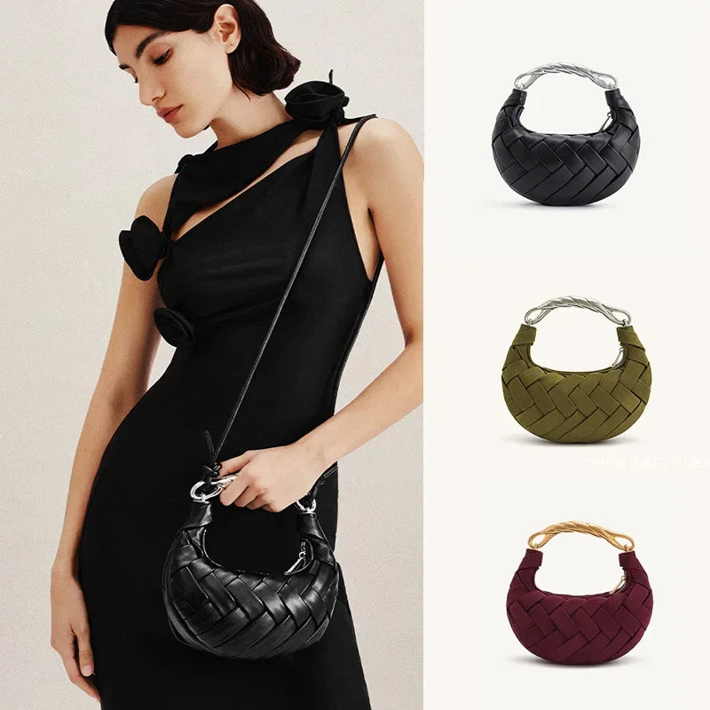 AURORA™ Mini bolso trenzado de diseño escultórico