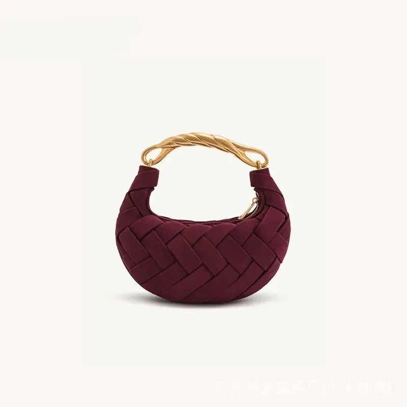 AURORA™ Mini bolso trenzado de diseño escultórico