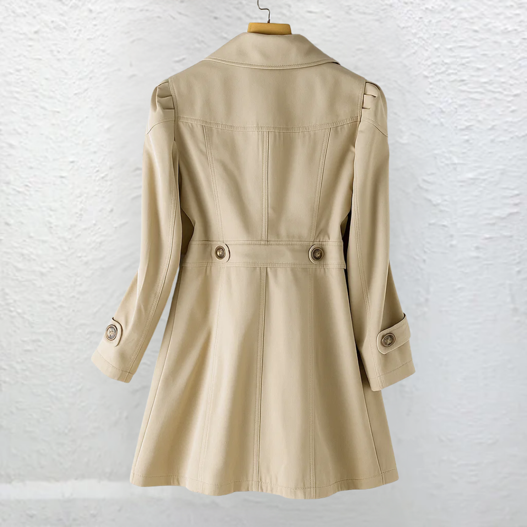 Inés™ | Abrigo Elegante de Estilo Vintage con Botones