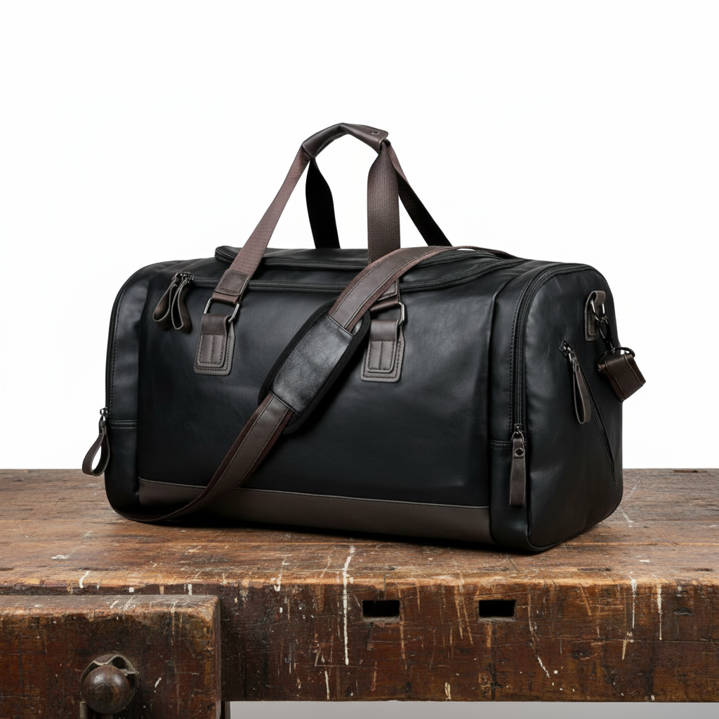 Oskar Bolso de viaje de piel