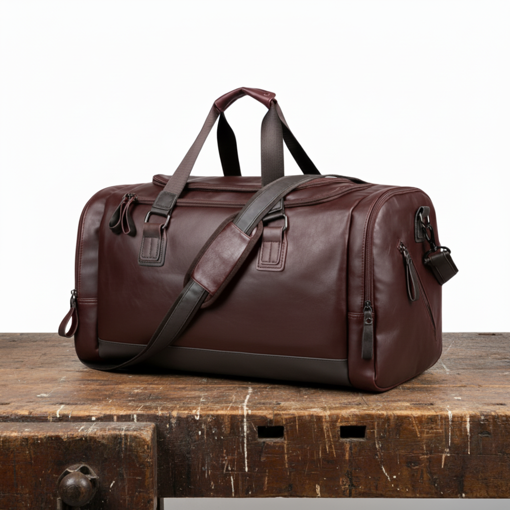 Oskar Bolso de viaje de piel