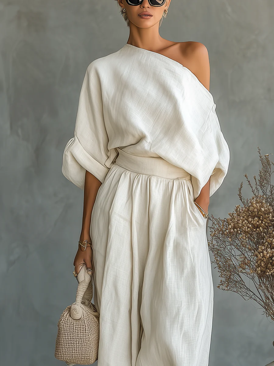 Mila | Conjunto de 2 piezas para mujer estilo off-shoulder