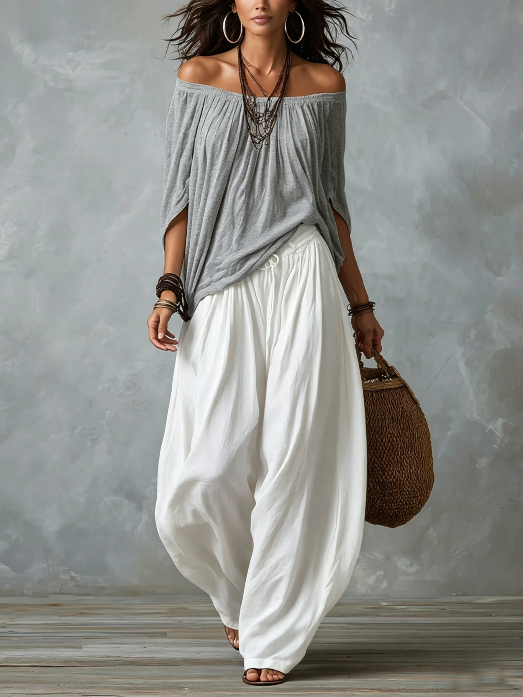 Isabela™ | Conjunto Boho con Hombros Descubiertos