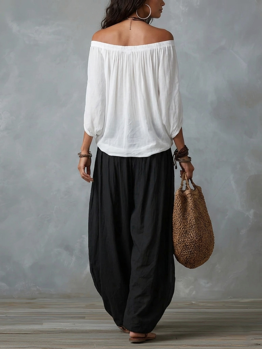 Isabela™ | Conjunto Boho con Hombros Descubiertos
