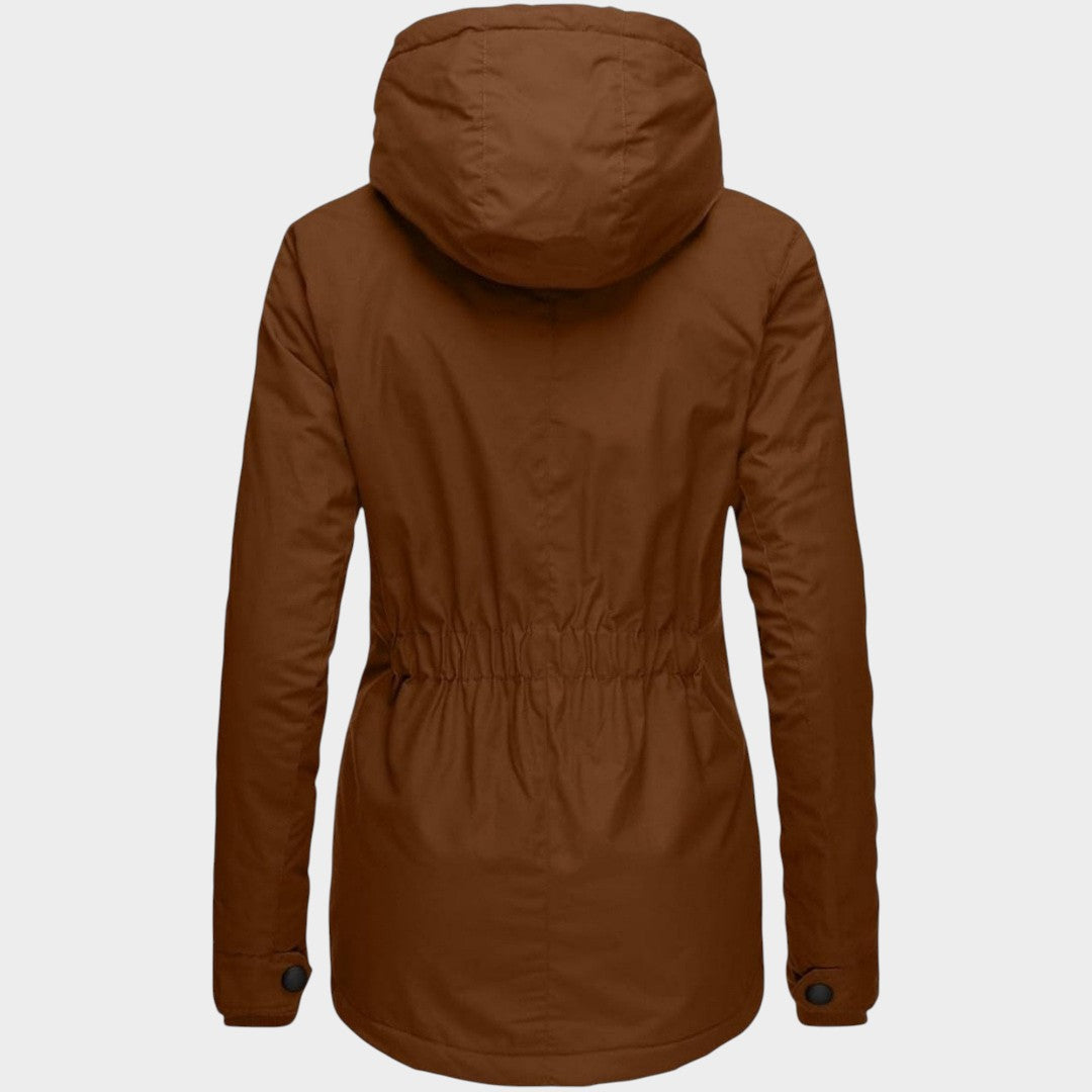 Anna™ | Chaqueta otoñal larga de felpa