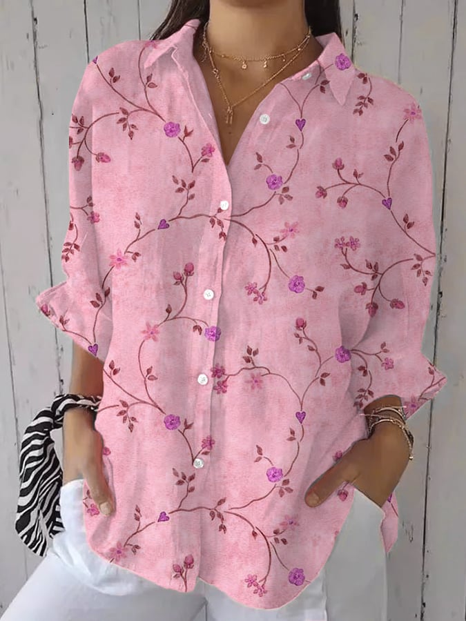 Liva | Blusa con bordado de flores