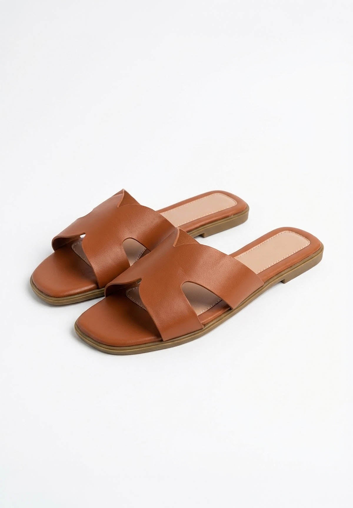 Sandalias Forever You Color Camel de Piel Sintética