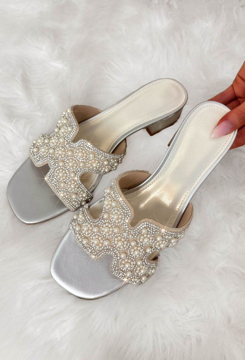 Sandalias Pearl Daydream con Detalles de Perlas