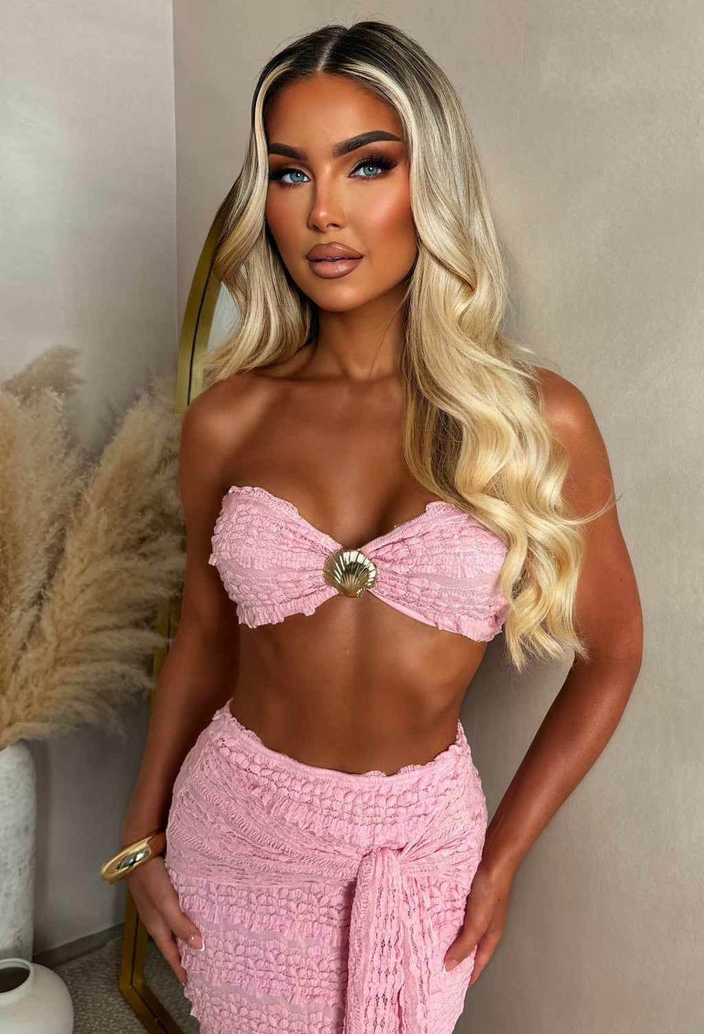 Conjunto Rosa Claro Sea Me Tonight
