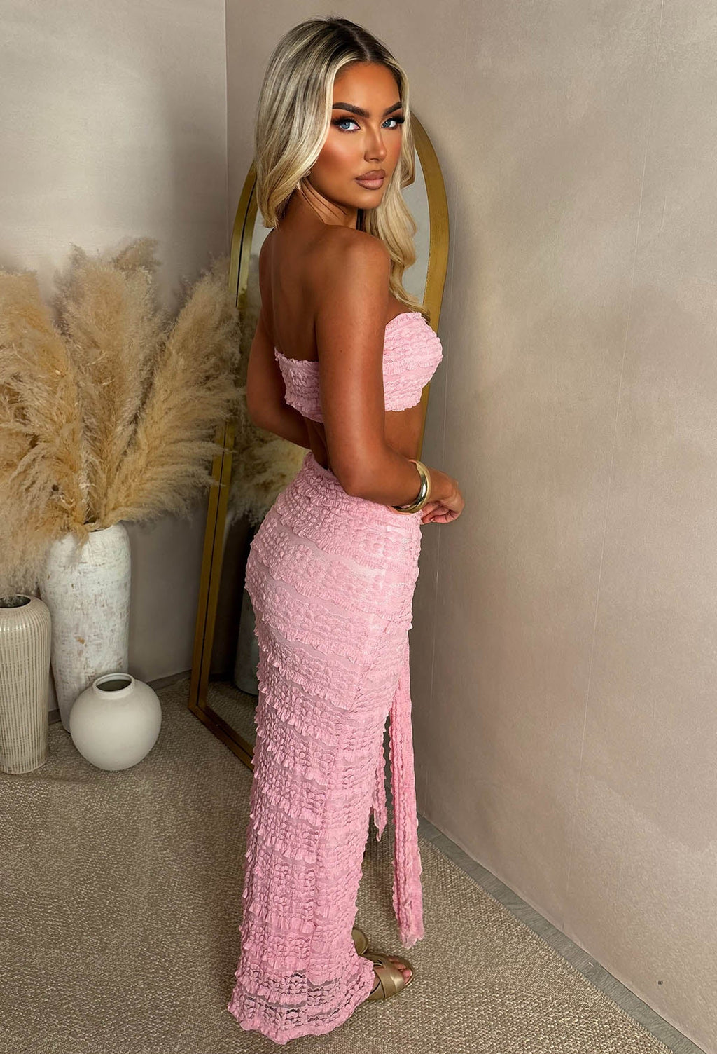Conjunto Rosa Claro Sea Me Tonight